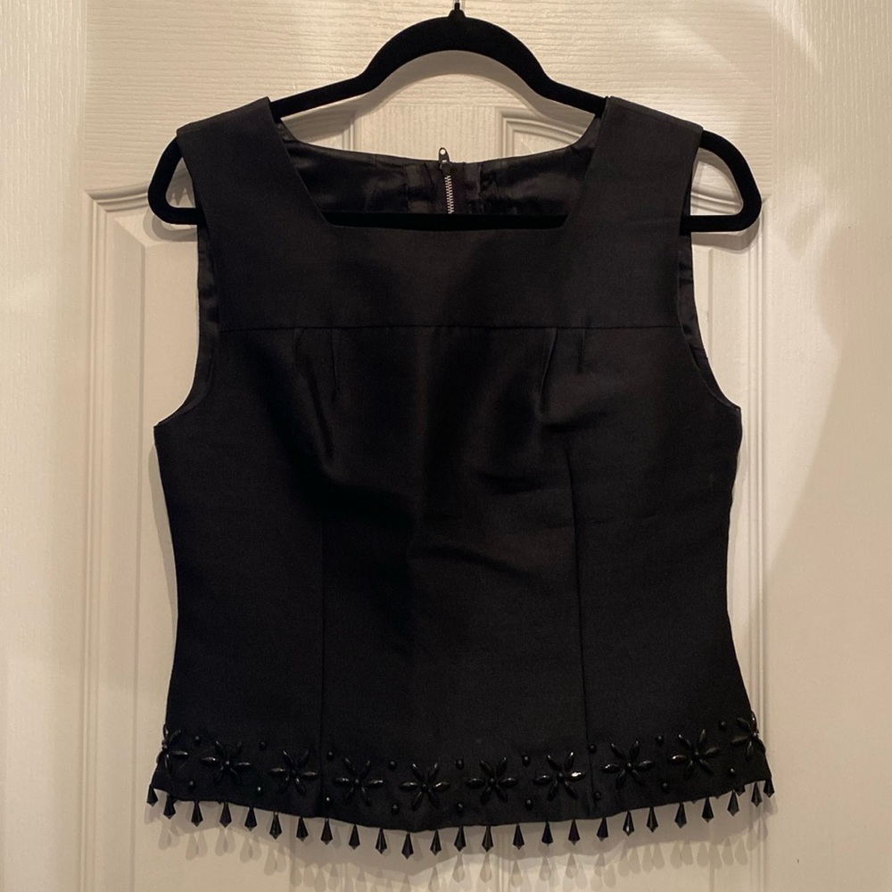 Beaded evening top